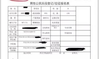 兵役登记全国征兵网